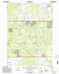 Drake Butte Oregon Historical topographic map, 1:24000 scale, 7.5 X 7.5 Minute, Year 1992