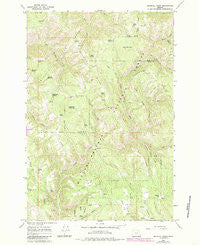 Drumhill Ridge Oregon Historical topographic map, 1:24000 scale, 7.5 X 7.5 Minute, Year 1964