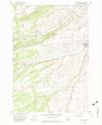Dufur West Oregon Historical topographic map, 1:24000 scale, 7.5 X 7.5 Minute, Year 1962