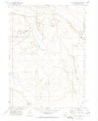 Duhaime Flat East Oregon Historical topographic map, 1:24000 scale, 7.5 X 7.5 Minute, Year 1971