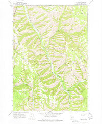 Duncan Oregon Historical topographic map, 1:24000 scale, 7.5 X 7.5 Minute, Year 1964