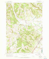 Dundee Oregon Historical topographic map, 1:24000 scale, 7.5 X 7.5 Minute, Year 1956