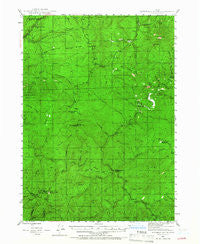 Dutchman Butte Oregon Historical topographic map, 1:62500 scale, 15 X 15 Minute, Year 1946