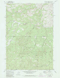 Dutchman Creek Oregon Historical topographic map, 1:24000 scale, 7.5 X 7.5 Minute, Year 1968