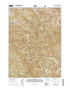 Dutchman Peak Oregon Current topographic map, 1:24000 scale, 7.5 X 7.5 Minute, Year 2014