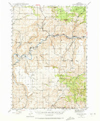 Eagle Rock Oregon Historical topographic map, 1:62500 scale, 15 X 15 Minute, Year 1946