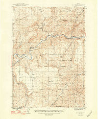 Eagle Rock Oregon Historical topographic map, 1:62500 scale, 15 X 15 Minute, Year 1948