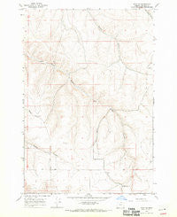 Echo SE Oregon Historical topographic map, 1:24000 scale, 7.5 X 7.5 Minute, Year 1968