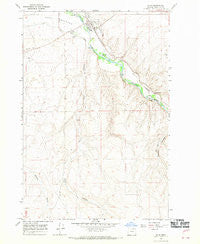 Echo Oregon Historical topographic map, 1:24000 scale, 7.5 X 7.5 Minute, Year 1968