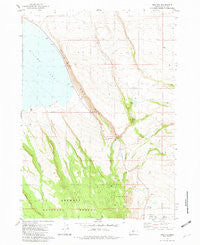 Egli Rim Oregon Historical topographic map, 1:24000 scale, 7.5 X 7.5 Minute, Year 1982
