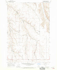 Eightmile Oregon Historical topographic map, 1:24000 scale, 7.5 X 7.5 Minute, Year 1968