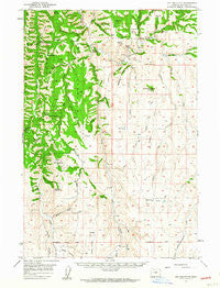 Elk Mountain Oregon Historical topographic map, 1:62500 scale, 15 X 15 Minute, Year 1957