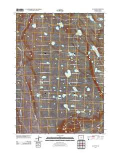Elk Butte Oregon Historical topographic map, 1:24000 scale, 7.5 X 7.5 Minute, Year 2011