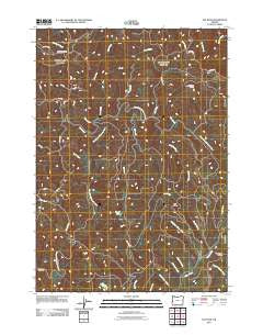 Elk Peak Oregon Historical topographic map, 1:24000 scale, 7.5 X 7.5 Minute, Year 2011