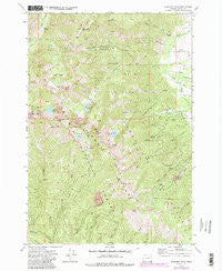 Elkhorn Peak Oregon Historical topographic map, 1:24000 scale, 7.5 X 7.5 Minute, Year 1972