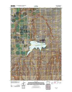 Ella Oregon Historical topographic map, 1:24000 scale, 7.5 X 7.5 Minute, Year 2011