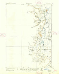 Elmira Oregon Historical topographic map, 1:62500 scale, 15 X 15 Minute, Year 1922