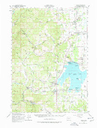 Elmira Oregon Historical topographic map, 1:62500 scale, 15 X 15 Minute, Year 1957
