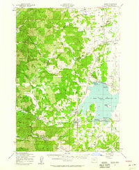 Elmira Oregon Historical topographic map, 1:62500 scale, 15 X 15 Minute, Year 1957
