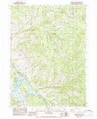 Emigrant Lake Oregon Historical topographic map, 1:24000 scale, 7.5 X 7.5 Minute, Year 1983
