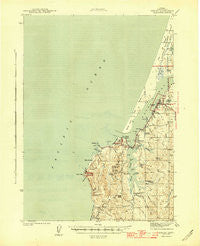 Empire Oregon Historical topographic map, 1:62500 scale, 15 X 15 Minute, Year 1944