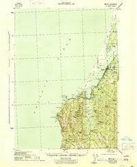 Empire Oregon Historical topographic map, 1:62500 scale, 15 X 15 Minute, Year 1944