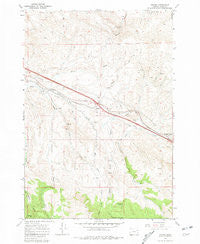 Encina Oregon Historical topographic map, 1:24000 scale, 7.5 X 7.5 Minute, Year 1967