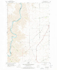 Erskine Oregon Historical topographic map, 1:24000 scale, 7.5 X 7.5 Minute, Year 1962