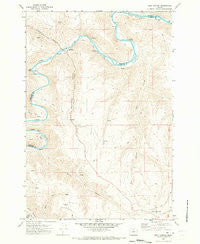 Esau Canyon Oregon Historical topographic map, 1:24000 scale, 7.5 X 7.5 Minute, Year 1970