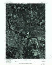 Eugene East Oregon Historical topographic map, 1:24000 scale, 7.5 X 7.5 Minute, Year 1975