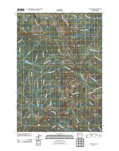 Fanno Ridge Oregon Historical topographic map, 1:24000 scale, 7.5 X 7.5 Minute, Year 2011