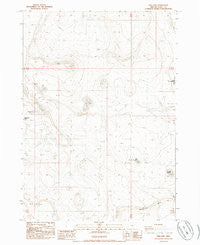 Fire Lake Oregon Historical topographic map, 1:24000 scale, 7.5 X 7.5 Minute, Year 1985