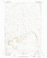 Fish Fin Rim Oregon Historical topographic map, 1:24000 scale, 7.5 X 7.5 Minute, Year 1971