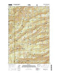 Fivemile Butte Oregon Current topographic map, 1:24000 scale, 7.5 X 7.5 Minute, Year 2014