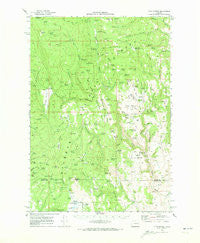 Flag Prairie Oregon Historical topographic map, 1:62500 scale, 15 X 15 Minute, Year 1970