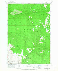 Flagstaff Butte Oregon Historical topographic map, 1:24000 scale, 7.5 X 7.5 Minute, Year 1965