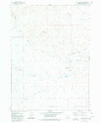 Flat Top Mtn Oregon Historical topographic map, 1:24000 scale, 7.5 X 7.5 Minute, Year 1980