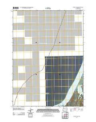 Floras Lake Oregon Historical topographic map, 1:24000 scale, 7.5 X 7.5 Minute, Year 2011
