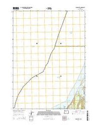 Floras Lake Oregon Current topographic map, 1:24000 scale, 7.5 X 7.5 Minute, Year 2014
