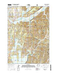 Florence Oregon Current topographic map, 1:24000 scale, 7.5 X 7.5 Minute, Year 2014