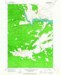 Fly Creek Oregon Historical topographic map, 1:24000 scale, 7.5 X 7.5 Minute, Year 1962