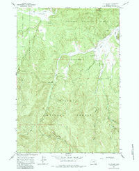 Fly Valley Oregon Historical topographic map, 1:24000 scale, 7.5 X 7.5 Minute, Year 1965