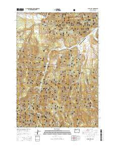 Fly Valley Oregon Current topographic map, 1:24000 scale, 7.5 X 7.5 Minute, Year 2014