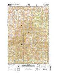 Foley Butte Oregon Current topographic map, 1:24000 scale, 7.5 X 7.5 Minute, Year 2014