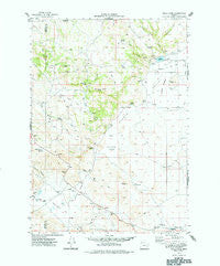 Folly Farm Oregon Historical topographic map, 1:62500 scale, 15 X 15 Minute, Year 1974