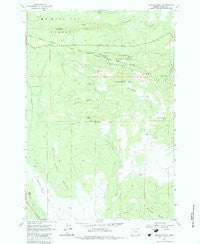 Foreman Point Oregon Historical topographic map, 1:24000 scale, 7.5 X 7.5 Minute, Year 1962