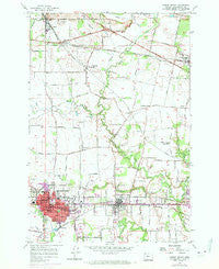 Forest Grove Oregon Historical topographic map, 1:24000 scale, 7.5 X 7.5 Minute, Year 1956