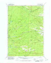 Fort Butte Oregon Historical topographic map, 1:62500 scale, 15 X 15 Minute, Year 1961