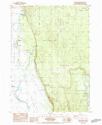 Fort Klamath Oregon Historical topographic map, 1:24000 scale, 7.5 X 7.5 Minute, Year 1985
