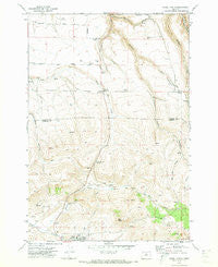 Fossil North Oregon Historical topographic map, 1:24000 scale, 7.5 X 7.5 Minute, Year 1970